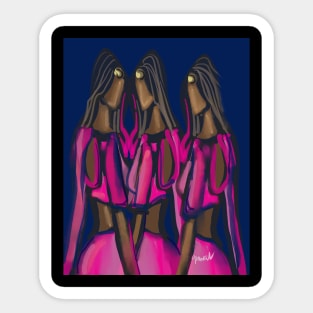 Girls in Pink Sticker